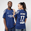 Jordan Vitinha / No. 17 / PSG Nike Stadium Fourth 2024/25 plava 49210 1