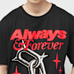 Mister Tee Always & Forever Oversize Tee zwart 49226 3