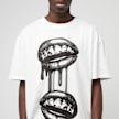 Mister Tee Grillz Lips Oversize Tee wit 49240 3