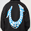 True Religion HS PAINT CINCHED BIG T ZIP UP JET BLACK crna 49267 4