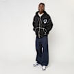 True Religion Hs Paint Cinched Big T Zip Up noir 49267 5