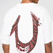 True Religion Painted Horseshoe Oversized Tee blanc 49266 4