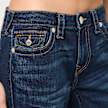 True Religion Joey Mr Flare Flap blu 49271 3