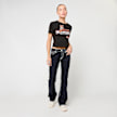True Religion Crystal Leopard Baby Tee negro 49270 4