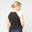 True Religion Raglan Baby Tee noir 49277 2
