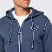 True Religion Big T Zip Up Hoodie azul 49280 3
