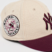 New Era 9FORTY MCROWN New York Yankees light cream/burgundy beige 49286 5