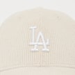 New Era 9FORTY MCROWN CORD Los Angeles Dodgers light cream beige 49290 3