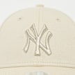 New Era FEMALE 9FORTY Metallic Logo New York Yankees light cream beige 49320 4
