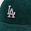 New Era FEMALE 9FORTY Cord Los Angeles Dodgers dark green/lt purple vert 49318 4