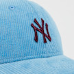 New Era FEMALE 9FORTY Cord New York Yankees blue/burgundy bleu 49322 4