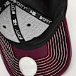 New Era FEMALE 9FORTY Topstitch PU New York Yankees burgundy/white rot 49325 3