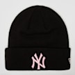 New Era Female Essential Cuff Beanie New York Yankees zwart 49391 1