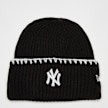 New Era Female Chunky Topstitch Beanie New York Yankees noir 49392 1