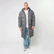 Urban Classics Long Puffer Coat gris 49399 5