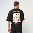 New Era Oversized Graphic Tee czarny 49734 1