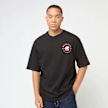 New Era Oversized Graphic Tee czarny 49734 2