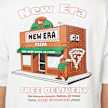 New Era Overzised Graphic Tee biały 49736 4
