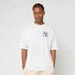 New Era MLB Food Graphic Oversized Tee New York Yankees biały 49740 2