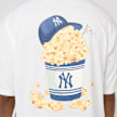 New Era MLB Food Graphic Oversized Tee New York Yankees biały 49740 5