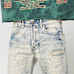 Smoke Rise Wave Effect Jeans azul 49774 3