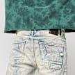 Smoke Rise Wave Effect Jeans azul 49774 4