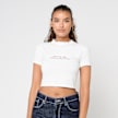 Pegador Yelene Cropped Baby Tee bianco 49827 1