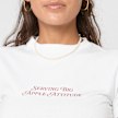 Pegador Yelene Cropped Baby Tee bianco 49827 3
