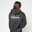 New Balance Reimagined Fleece Oversized Hoodie negro 49848 1