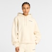 New Balance Reimagined Fleece Oversized Hoodie beige 49849 1