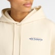 New Balance Reimagined Fleece Oversized Hoodie beige 49849 3