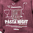 Another Cotton Lab Pasta Night Washed Hoodie rood 49858 4