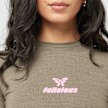 Felicious Basic Tight Logo T-Shirt zielony 61393 3