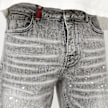 2Y STUDIOS Victor Ripped Slim Fit Jeans cinzento 61381 3
