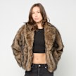 Urban Classics Short Faux Fur Jacket brązowy 61392 1