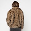 Urban Classics Short Faux Fur Jacket brązowy 61392 2
