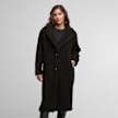 Urban Classics Ladies Teddy Long Coat czarny 61398 1