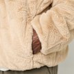 Urban Classics Full Zip Faux Fur Hoodie beige 61363 3