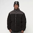 Urban Classics Fabric Mix Teddy Puffer Jacke schwarz 61366 1