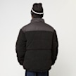 Urban Classics Fabric Mix Teddy Puffer Jacket black jaune 61366 2