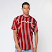 Karl Kani Autograph Pinstripe Jersey Boxy T-Shirt rot 61422 1