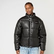 Karl Kani Metal Signature Pu Leather Puffer Jacket czarny 61445 1