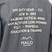 HALO Graphic Boxy Crew grau 85907 4