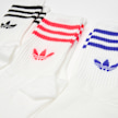 adidas Originals 3 PACK - 3S CREW S  white/lucid red/lucid blue branco 84511 2