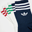 adidas Originals 3 PACK - 3S CREW S  white/night indigo/white višebojno 84512 2