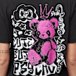 Miss Tee Cute But Psycho Tee crna 84602 4