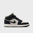Jordan Air Jordan 1 Mid SE (GS) preto 91872 2