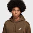 Nike   Club Fleece Hoodie marrone 91845 3