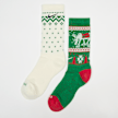 Nike 2 PACK - Everyday Plus Cushioned Winter Wonderland Crew Socks višebojno 91818 1