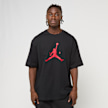Jordan M J JUMPMAN SS HBR TEE black/gym red laranja 92254 1